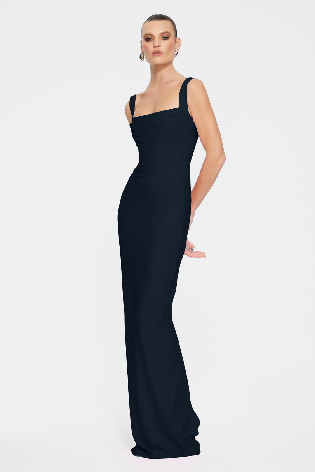EFFIE KATS Womens Marbella Gown Ink, WOMENS DRESSES, EFFIE KATS, Elwood 101