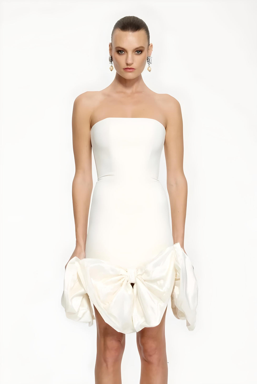 EFFIE KATS Womens Milla Mini Dress - Ivory, WOMENS DRESSES, EFFIE KATS, Elwood 101