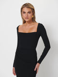 EFFIE KATS Womens Mari Dress - Black, WOMENS DRESSES, EFFIE KATS, Elwood 101