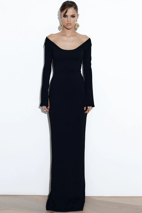 EFFIE KATS Womens Vale Gown - Black, WOMENS DRESSES, EFFIE KATS, Elwood 101