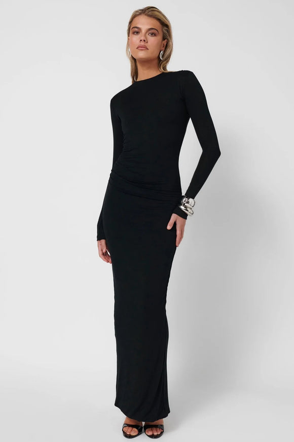 EFFIE KATS Womens Xander Maxi Dress - Black, WOMENS DRESSES, EFFIE KATS, Elwood 101