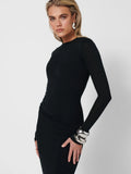 EFFIE KATS Womens Xander Maxi Dress - Black, WOMENS DRESSES, EFFIE KATS, Elwood 101