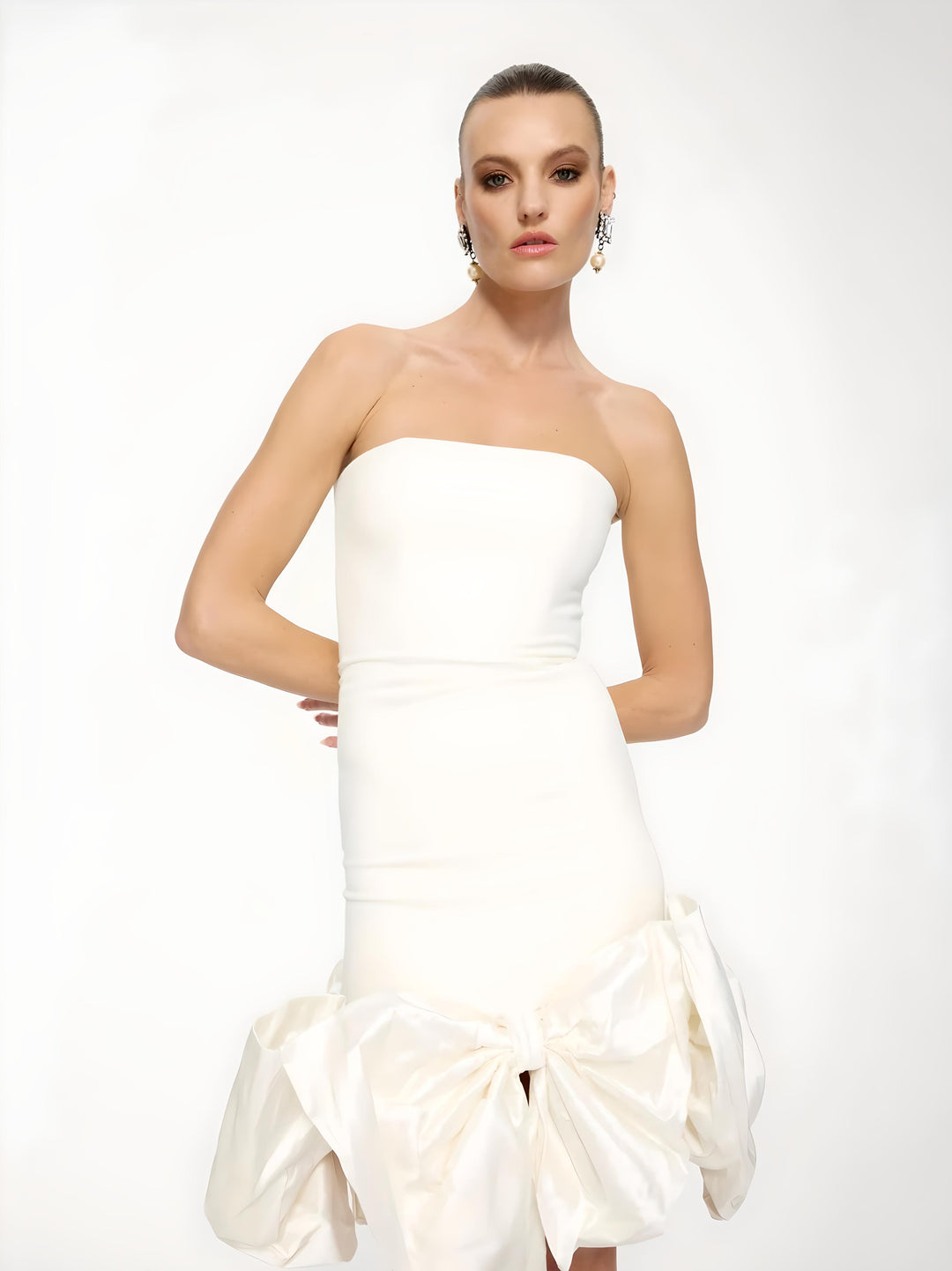 EFFIE KATS Womens Milla Mini Dress - Ivory, WOMENS DRESSES, EFFIE KATS, Elwood 101