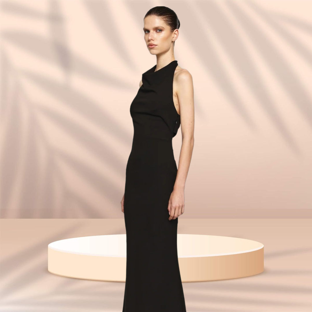 EFFIE KATS Womens Sydney Gown - Black, WOMENS DRESSES, EFFIE KATS, Elwood 101