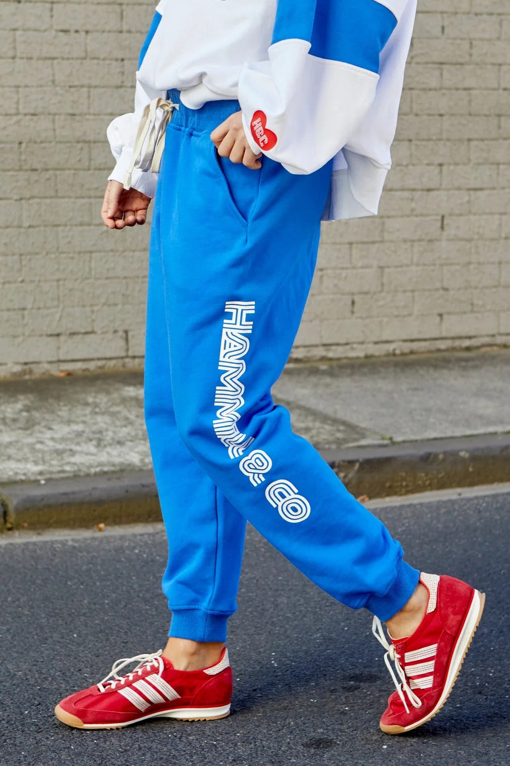 HAMMILL & CO Womens Royal Blue Love Track Pant, WOMENS TRACK PANTS, CAT HAMMILL, Elwood 101