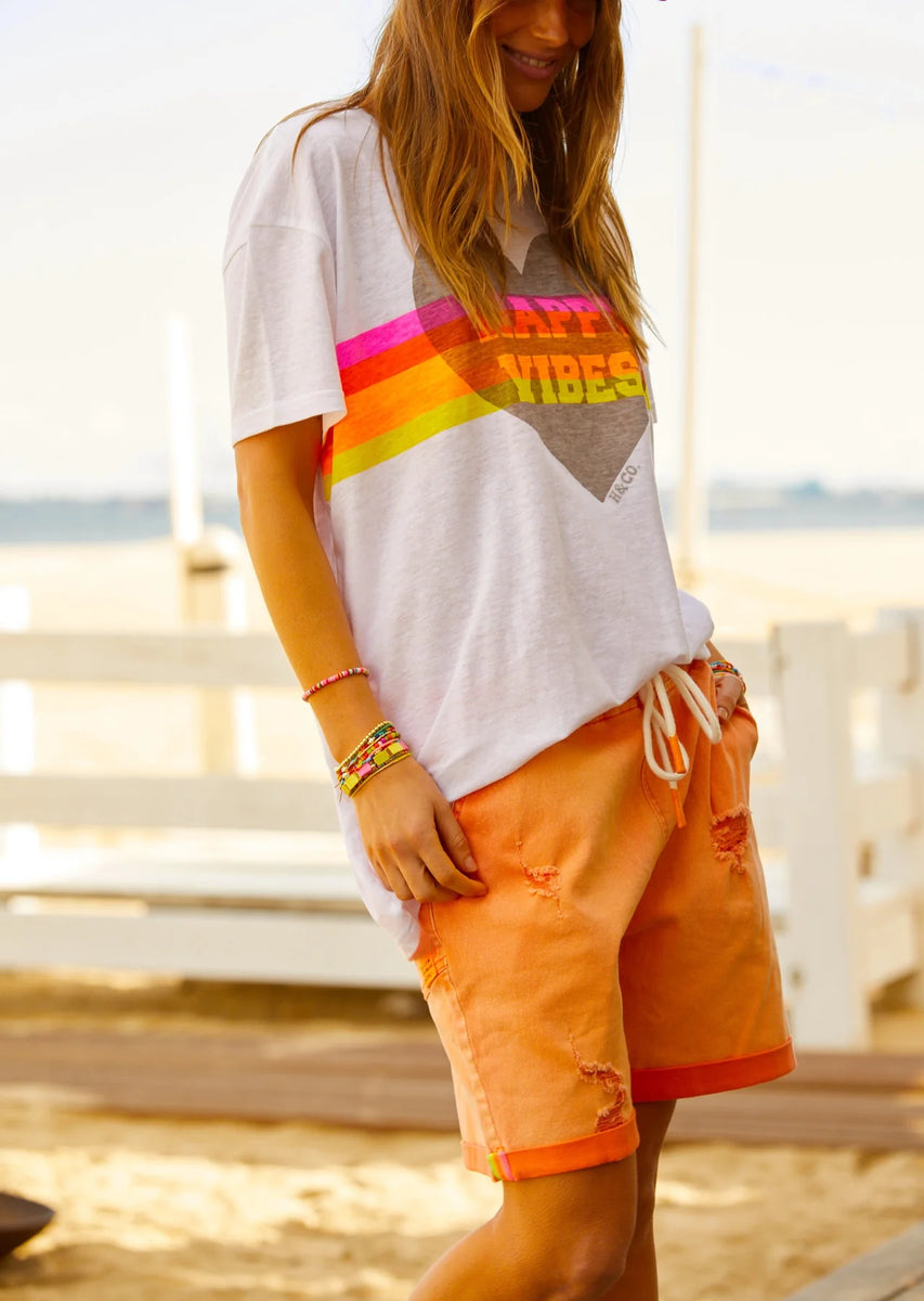 H&m hotsell orange shorts