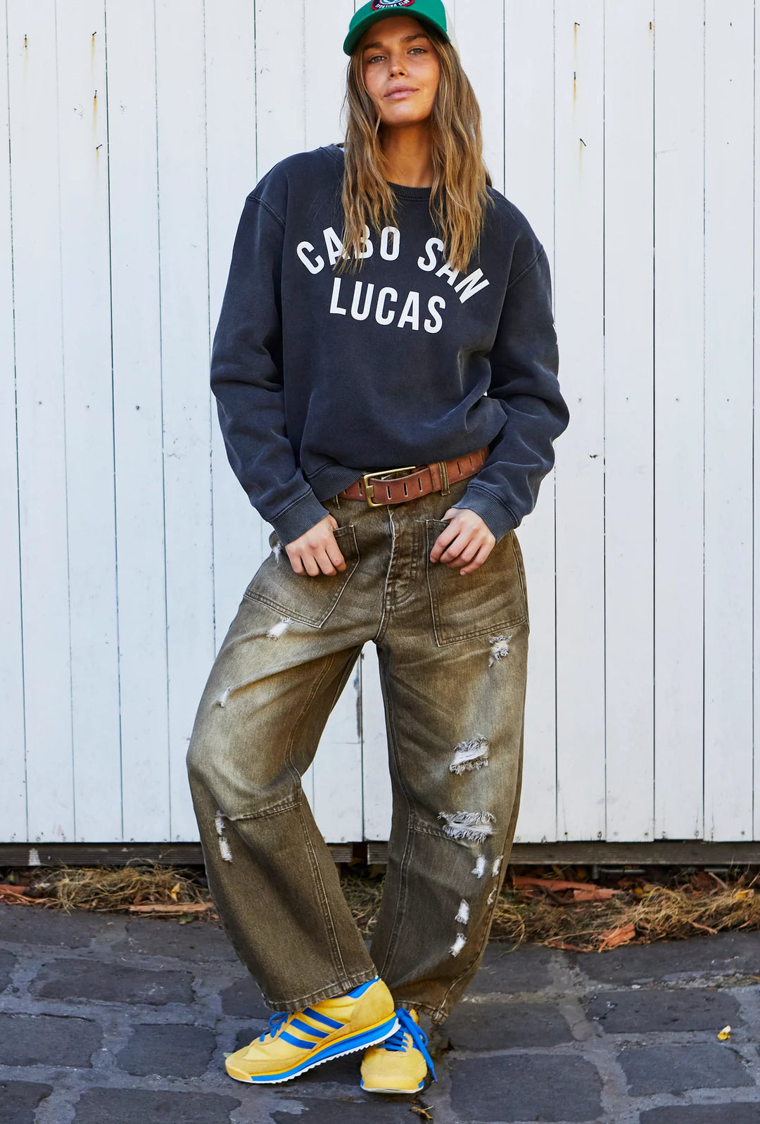 HAMMILL & CO Womens Faded Black Cabo Sweat, WOMENS KNITS & SWEATERS, CAT HAMMILL, Elwood 101