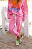 HAMMILL & Co Womens California Track Pants - Pastel Pink, WOMENS TRACK PANTS, CAT HAMMILL, Elwood 101