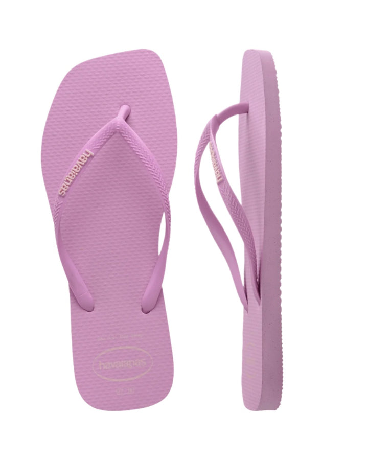 HAVAIANAS Womens Slim Square Logo Pop up Fresh Lavender Female, WOMENS HAVAIANAS, HAVAIANAS, Elwood 101