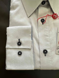 JOHN LENNON Mens Wilton 24 Long Sleeve Shirt - White, MENS TEE SHIRTS, JOHN LENNON, Elwood 101