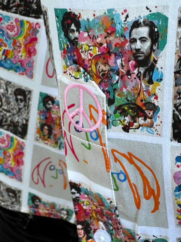 JOHN LENNON Mens Dewsbury Long Sleeve Shirt in Multi Print, MENS SHIRTS, JOHN LENNON, Elwood 101
