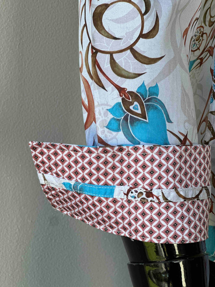 JOHN LENNON Mens Eldon Long Sleeve Shirt in Ecru, MENS SHIRTS, JOHN LENNON, Elwood 101