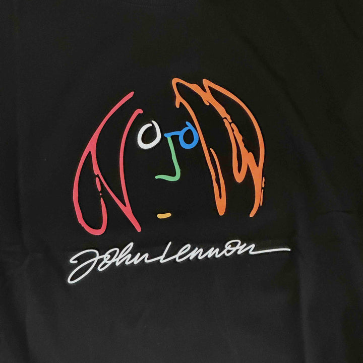 JOHN LENNON Mens Imagine Tee Shirt in Black, MENS TEE SHIRTS, JOHN LENNON, Elwood 101