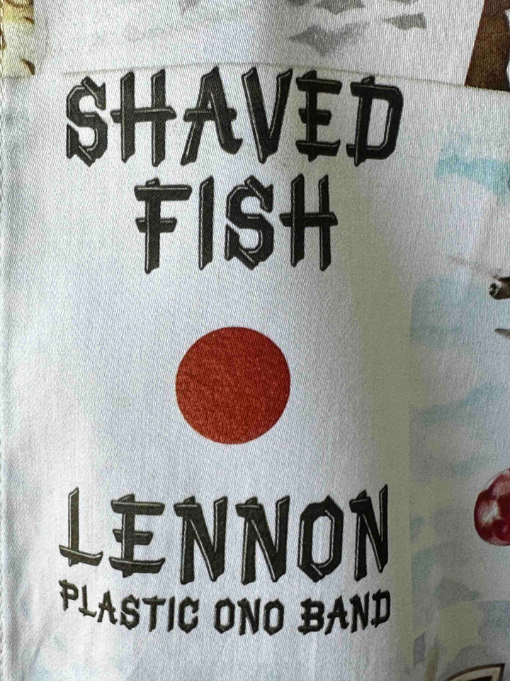 JOHN LENNON Mens Mind Games Long Sleeve Shirt in Putty, MENS SHIRTS, JOHN LENNON, Elwood 101