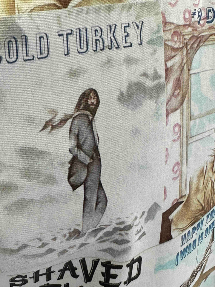 JOHN LENNON Mens Mind Games Long Sleeve Shirt in Putty, MENS SHIRTS, JOHN LENNON, Elwood 101