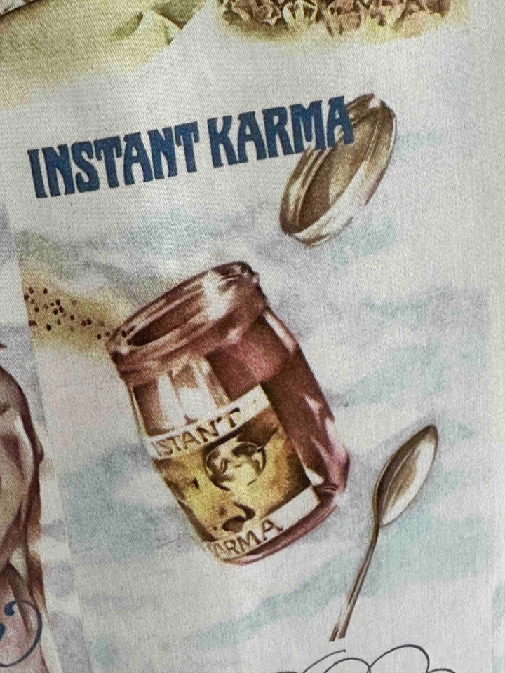 JOHN LENNON Mens Mind Games Long Sleeve Shirt in Putty, MENS SHIRTS, JOHN LENNON, Elwood 101