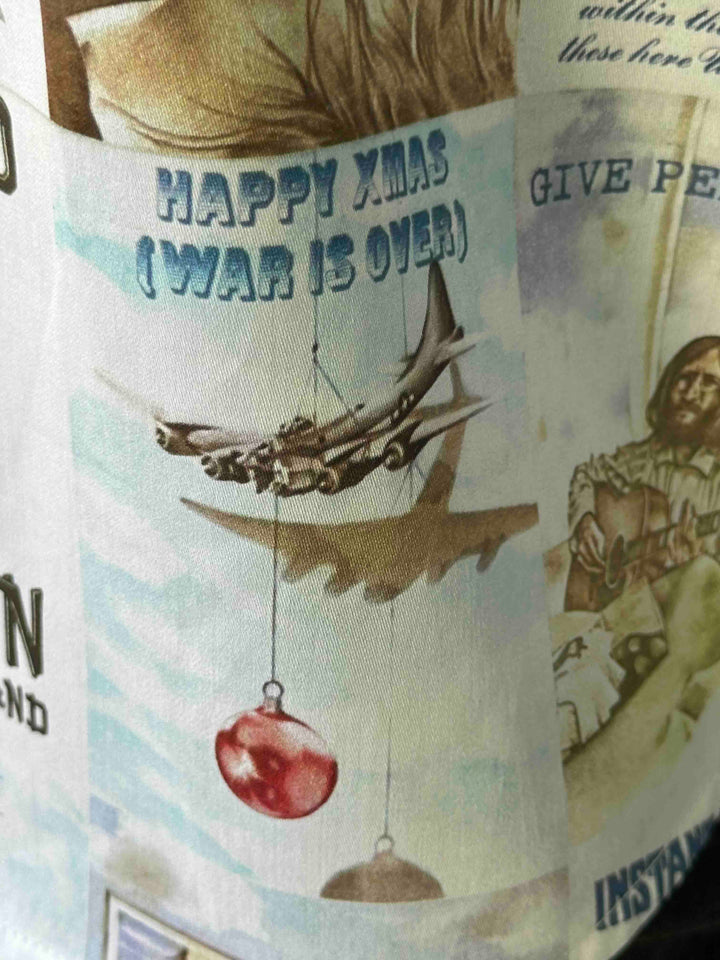 JOHN LENNON Mens Mind Games Long Sleeve Shirt in Putty, MENS SHIRTS, JOHN LENNON, Elwood 101