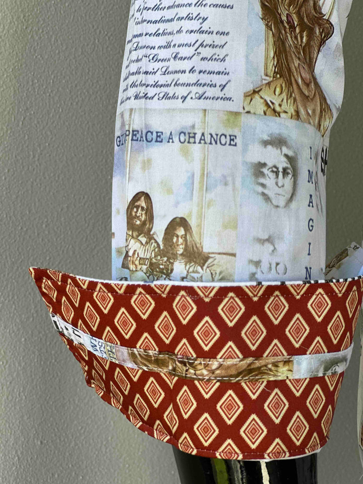 JOHN LENNON Mens Mind Games Long Sleeve Shirt in Putty, MENS SHIRTS, JOHN LENNON, Elwood 101