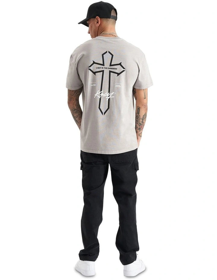 KISS CHACEY Mens Alpheus Relaxed Tee - Pigment Paloma, MENS TEE SHIRTS, KISS CHACEY, Elwood 101