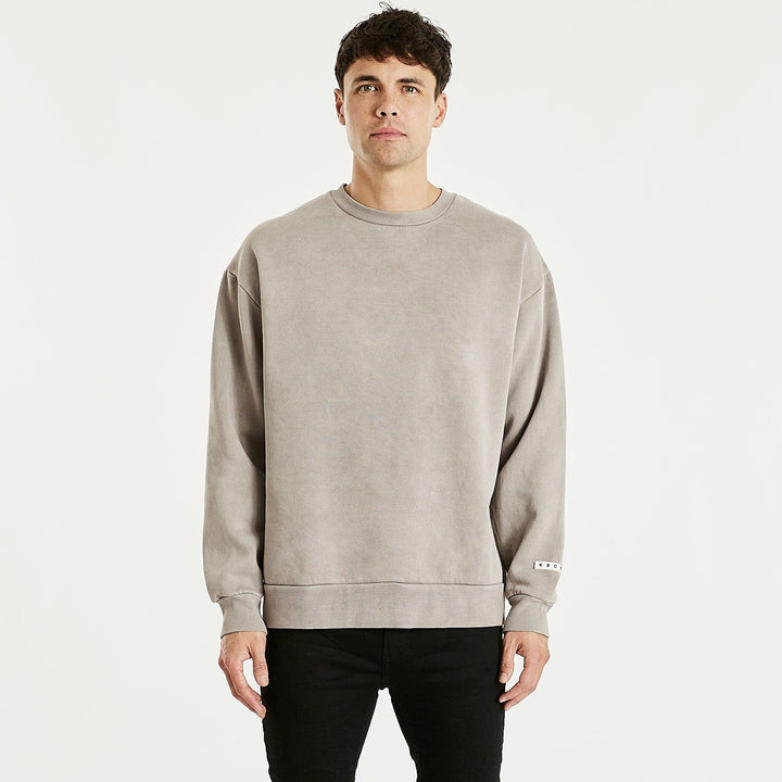 KISS CHACEY Mens Essentials Crew Neck Jumper - Pigment Gull, MENS KNITS & SWEATERS, KISS CHACEY, Elwood 101