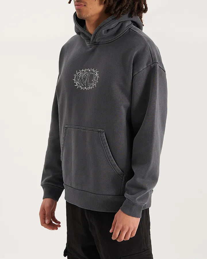 KISS CHACEY Mens Riftborne Heavy Hoodie - Pigment Asphalt, MENS HOODIES, KISS CHACEY, Elwood 101