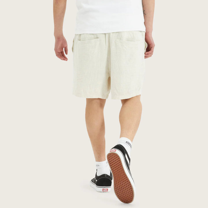 KISS CHACEY Mens Positano Linen Short - Pigment Oatmeal, MENS SHORTS, KISS CHACEY, Elwood 101