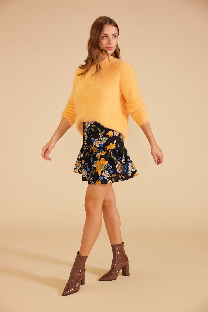 MINKPINK Womens Freya Knit Jumper - Mango, WOMENS KNITS & SWEATERS, MINKPINK, Elwood 101