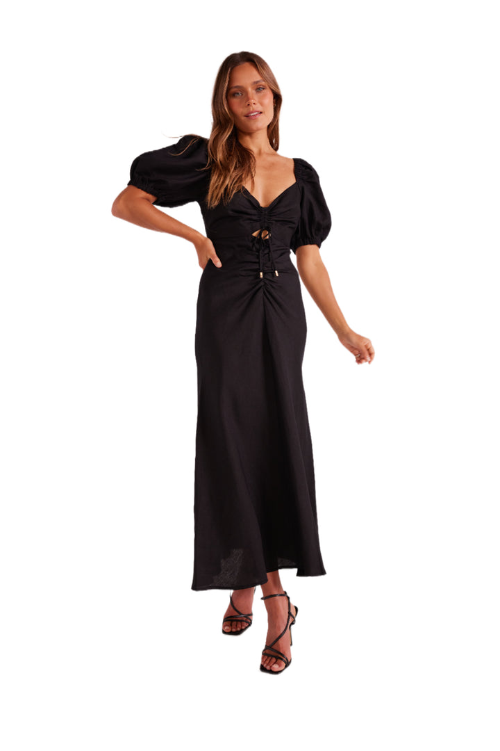 MINKPINK Womens Sadira Midi Dress -  Black, WOMENS DRESSES, MINKPINK, Elwood 101
