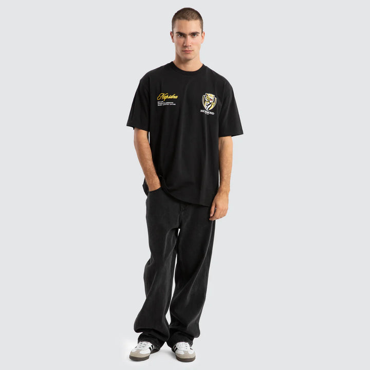 NXP x AFL Richmond Tigers Season Tee Jet Black, MENS TEE SHIRTS, NENA PASADENA, Elwood 101