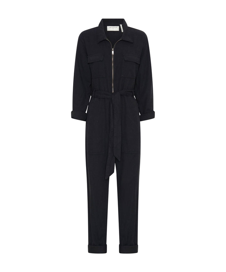 ONE TEASPOON Womens Black Claudia Overall, WOMENS JUMPSUITS & OVERALLS, OneTeaspoon, Elwood 101
