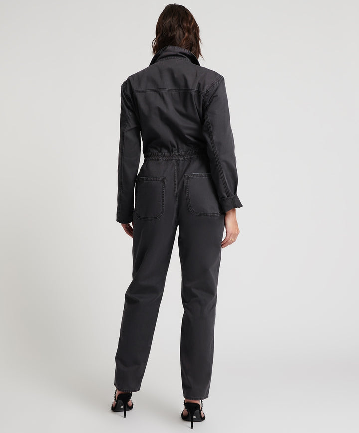 ONE TEASPOON Womens Black Olivia Overall, WOMENS JUMPSUITS & OVERALLS, OneTeaspoon, Elwood 101