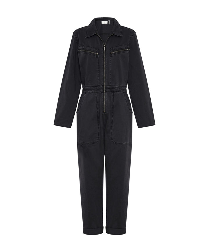 ONE TEASPOON Womens Black Olivia Overall, WOMENS JUMPSUITS & OVERALLS, OneTeaspoon, Elwood 101