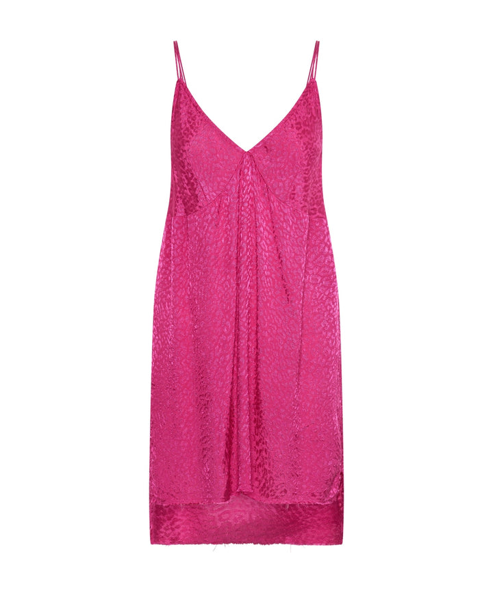 ONE TEASPOON Womens Shocking Pink Jacquard Slip Dress, WOMENS DRESSES, OneTeaspoon, Elwood 101