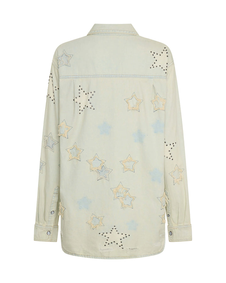 ONE TEASPOON Womens Everyday Denim Shirt - Sundae Star, WOMENS TOPS & SHIRTS, OneTeaspoon, Elwood 101