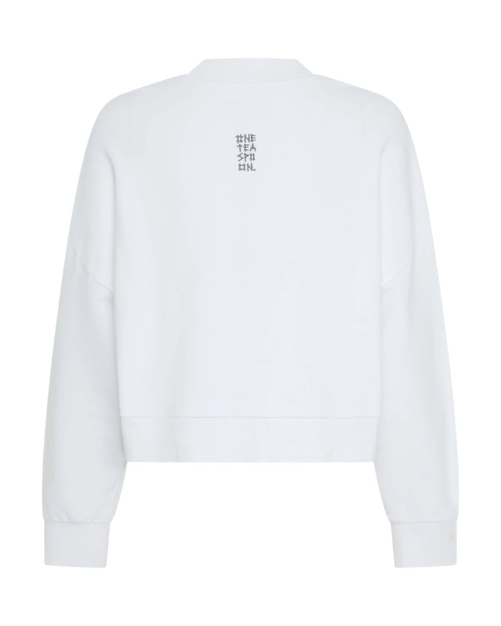 ONE TEASPOON Womens Studded Heart Cropped Sweater - White, WOMENS KNITS & SWEATERS, OneTeaspoon, Elwood 101