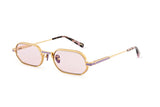 OSCAR & FRANK Mr Zuzu Sunglasses Gold Titanium/ Purple Lens, SUNGLASSES UNISEX, OSCAR & FRANK, Elwood 101