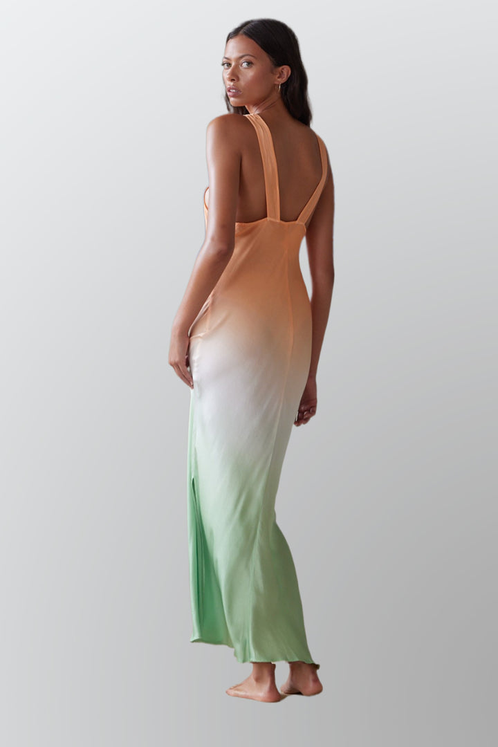 PIPPA Womens Alessi Dress - Neon Orange/ Lime Ombre, WOMENS DRESSES, PIPPA, Elwood 101