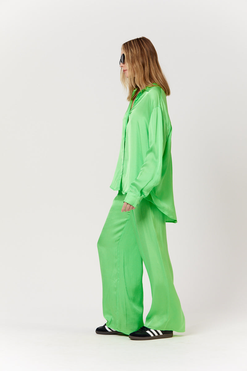 PIPPA THE LABEL Womens Kimberley Pant - Lime | Elwood 101