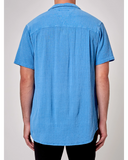 ROLLAS Mens Bon Crepe Short Sleeve Shirt - Blue, MENS SHIRTS, ROLLAS, Elwood 101
