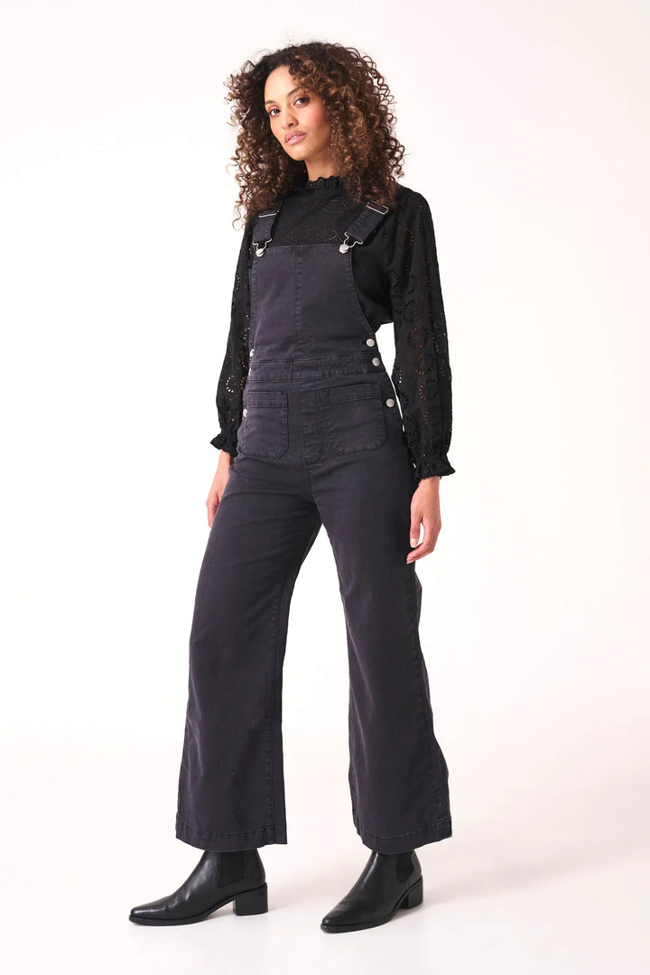 ROLLAS Womens Sailor Overall - Washed Black, WOMENS JUMPSUITS & OVERALLS, ROLLAS, Elwood 101