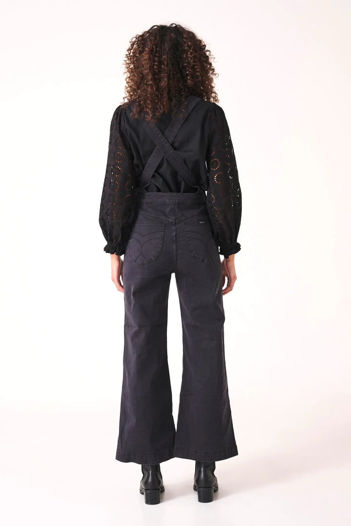 ROLLAS Womens Sailor Overall - Washed Black, WOMENS JUMPSUITS & OVERALLS, ROLLAS, Elwood 101