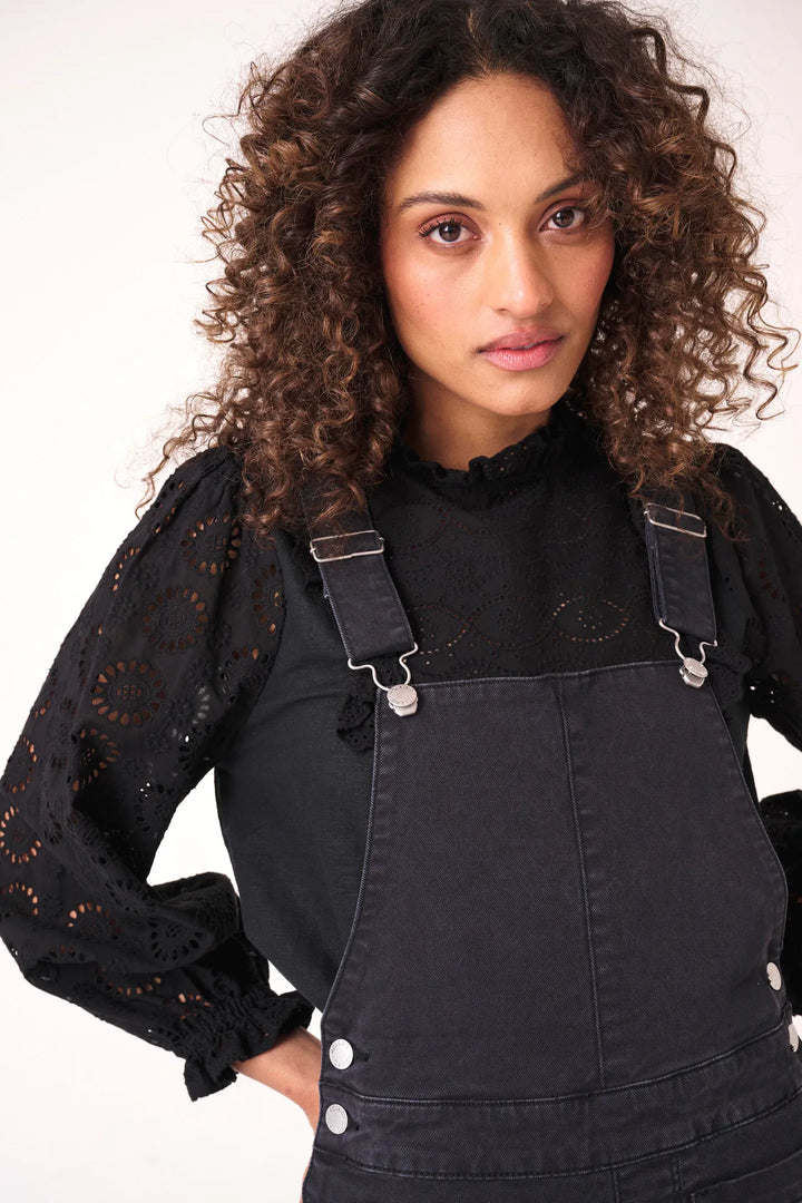 ROLLAS Womens Sailor Overall - Washed Black, WOMENS JUMPSUITS & OVERALLS, ROLLAS, Elwood 101