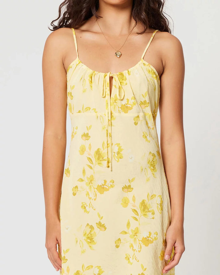 ROLLAS Womens Georgie Mini Dress - Limoncello Daydream, WOMENS DRESSES, ROLLAS, Elwood 101