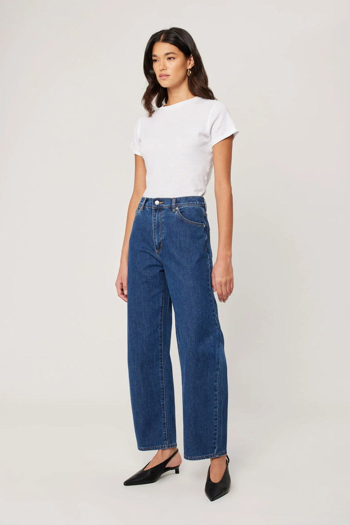 ROLLAS Womens Gigi Barrel Jeans - Forever Blue, WOMENS DENIM, ROLLAS, Elwood 101