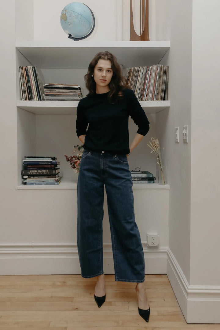 ROLLAS Womens Gigi Barrel Jeans - Forever Blue, WOMENS DENIM, ROLLAS, Elwood 101