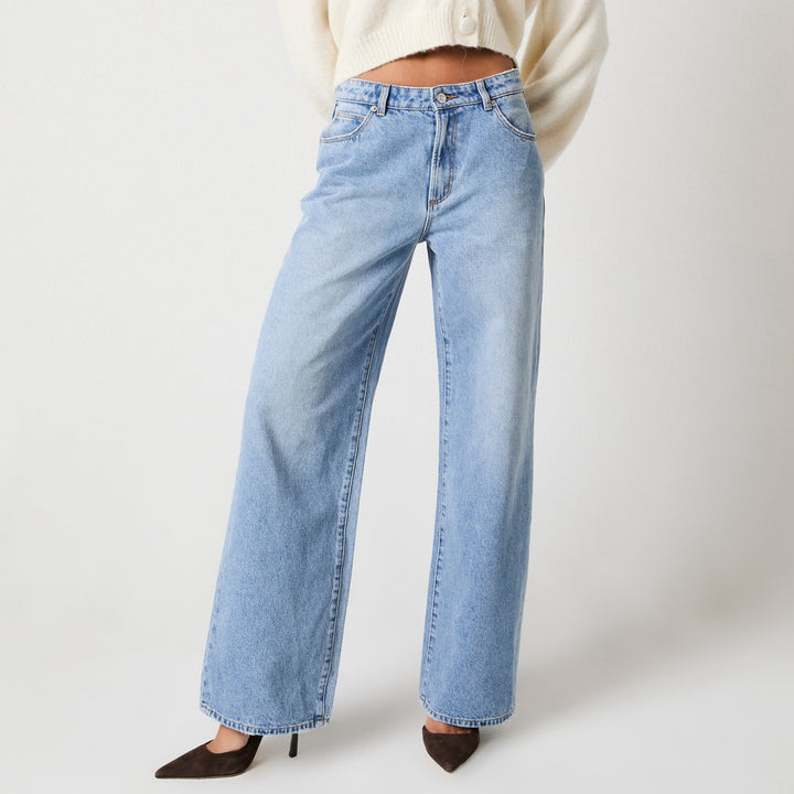 ROLLAS Womens Kate Baggy 90s Blue - Vintage Blue, WOMENS DENIM, ROLLAS, Elwood 101