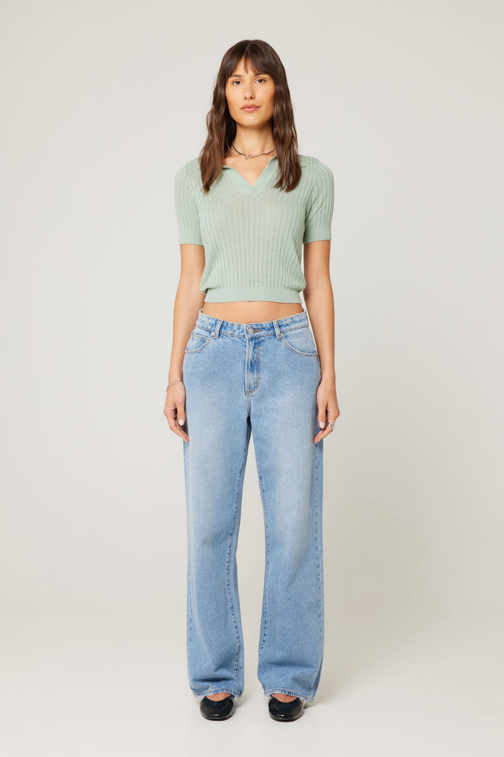 ROLLAS Womens Kate Baggy 90s Blue - Vintage Blue, WOMENS DENIM, ROLLAS, Elwood 101