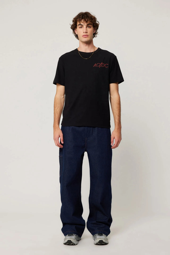 ROLLAS x ACDC Mens Lightning Logo Tee - Black, MENS TEE SHIRTS, ROLLAS, Elwood 101