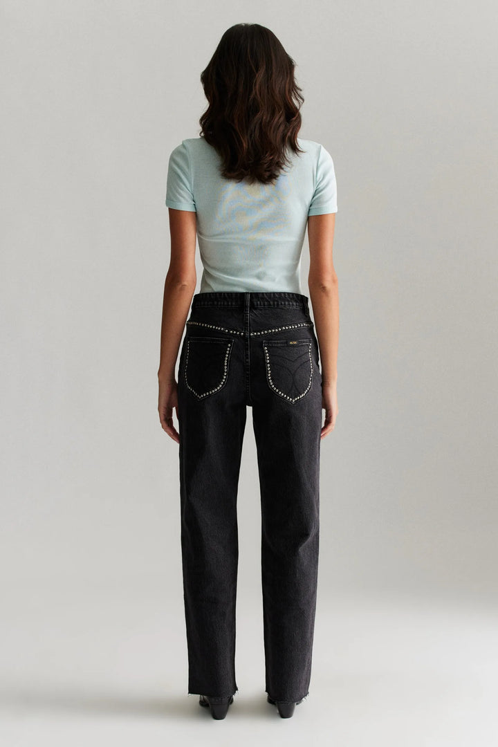 ROLLAS x ACDC Womens Old School Baby tee - Baby Blue, WOMENS TEES & TANKS, ROLLAS, Elwood 101