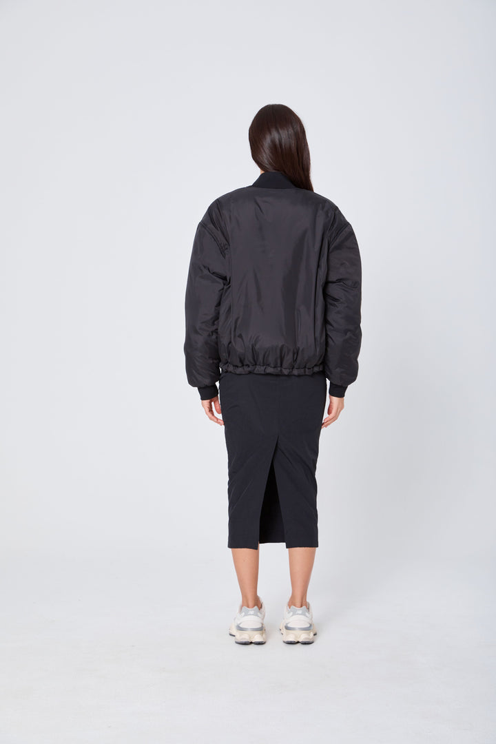 Pre Order ROZALIA x ATOIR Womens The Bomber Jacket Black, WOMENS COATS & JACKETS, APPAREL BY ROZALIA, Elwood 101